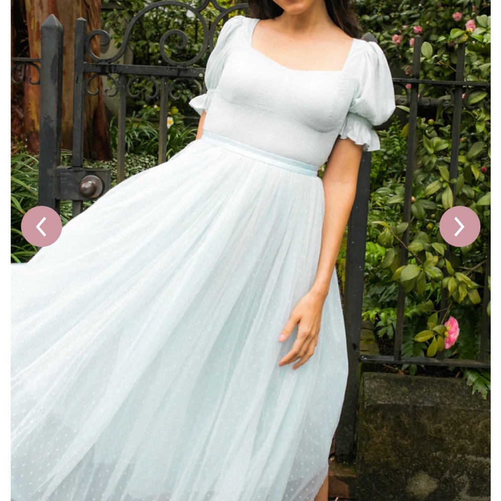 Ballerina Dress in Seafoam green